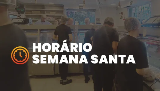 Horário Semana Santa - Peixaria Cia. do Camarão